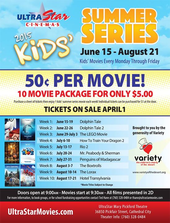 Kids Summer Movie Series At The Mary Pickford Theatre In