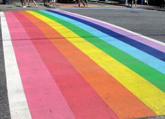 bcd m rainbow crosswalk