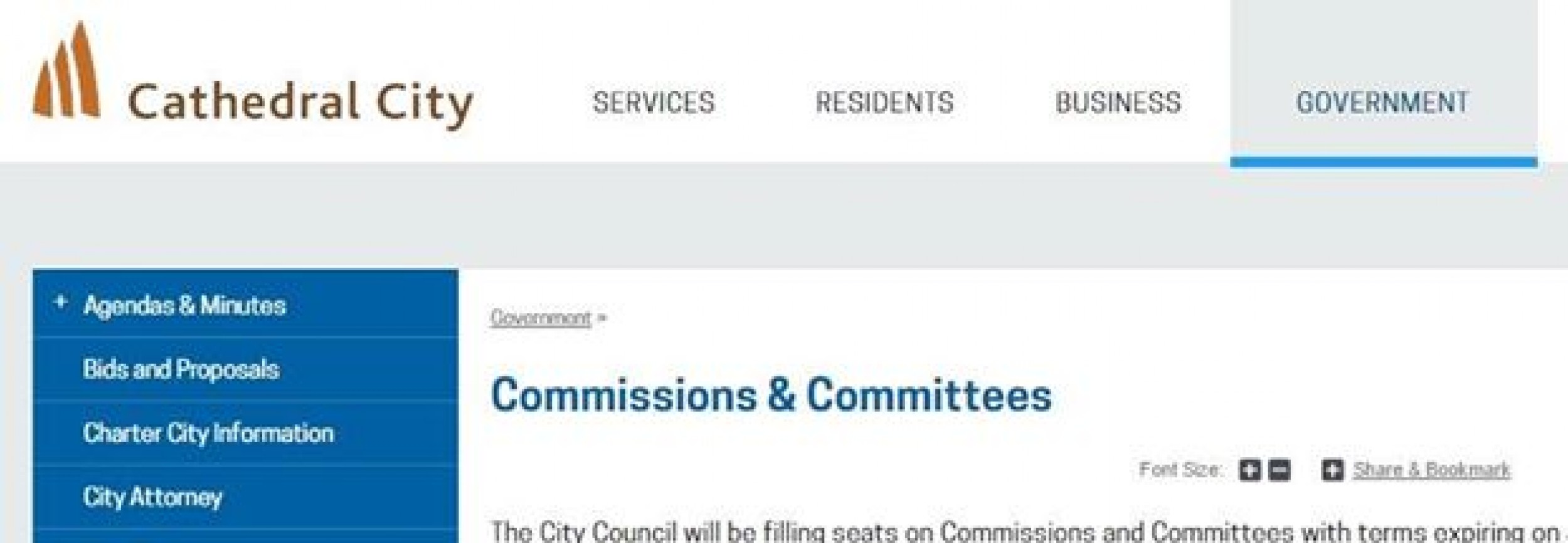 commissions and committees