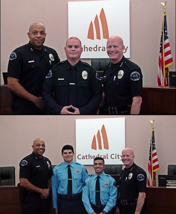 1 New Police Officer and 2 New Police Cadets