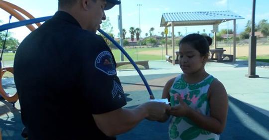 Police Department Handing Out "Chill" Tickets to Our Kids