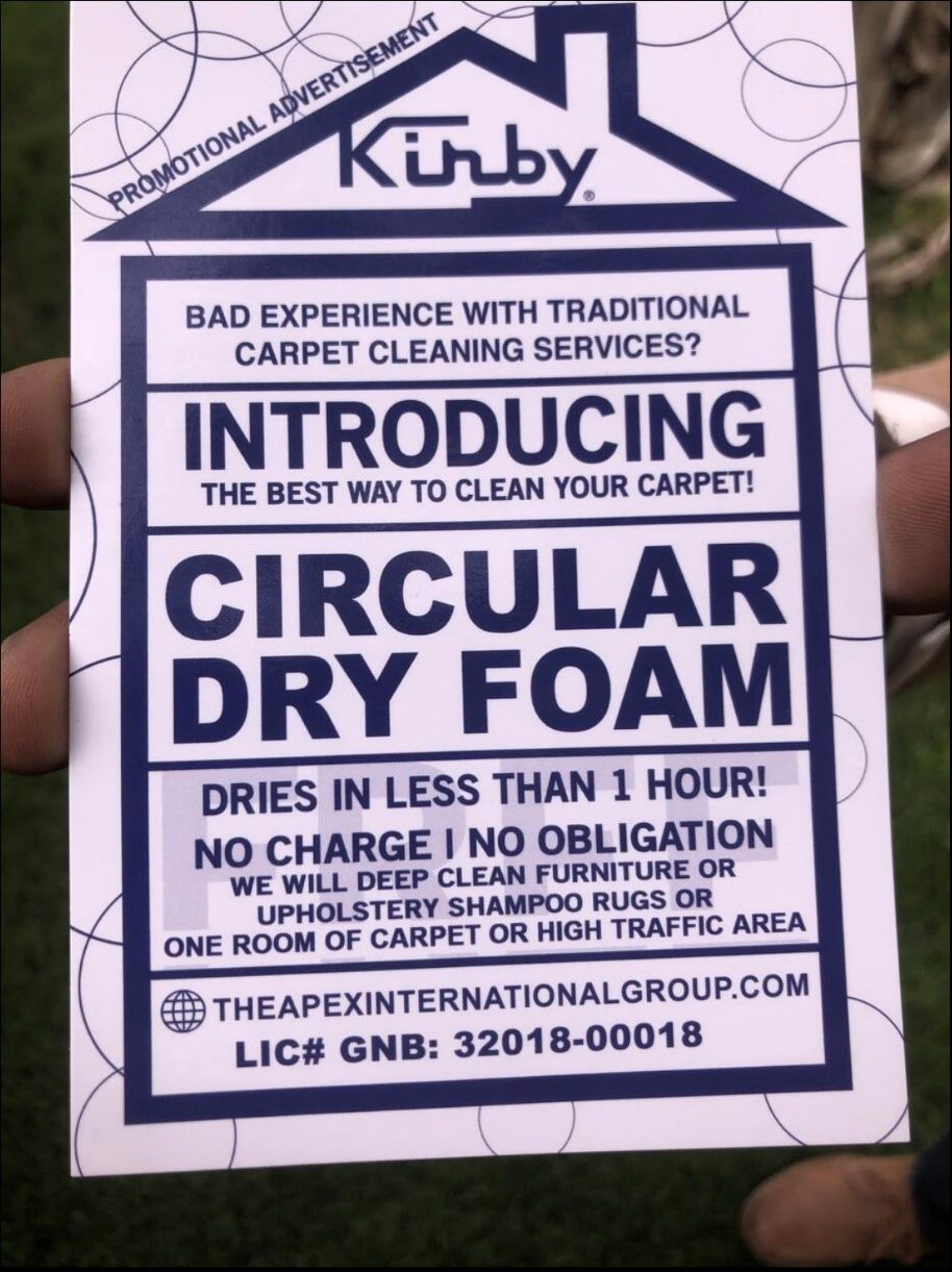 Caution Alert From Ccpd Kirby Vacuum Sales Discover Cathedral