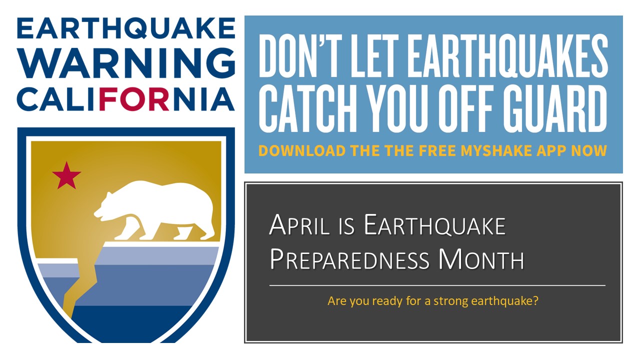 April is Earthquake Preparedness Month Are You Ready? Discover