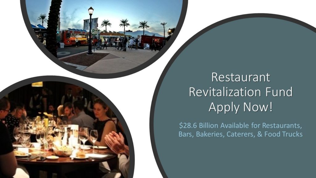 Restaurant Revitalization Fund Apply Now! Discover Cathedral City