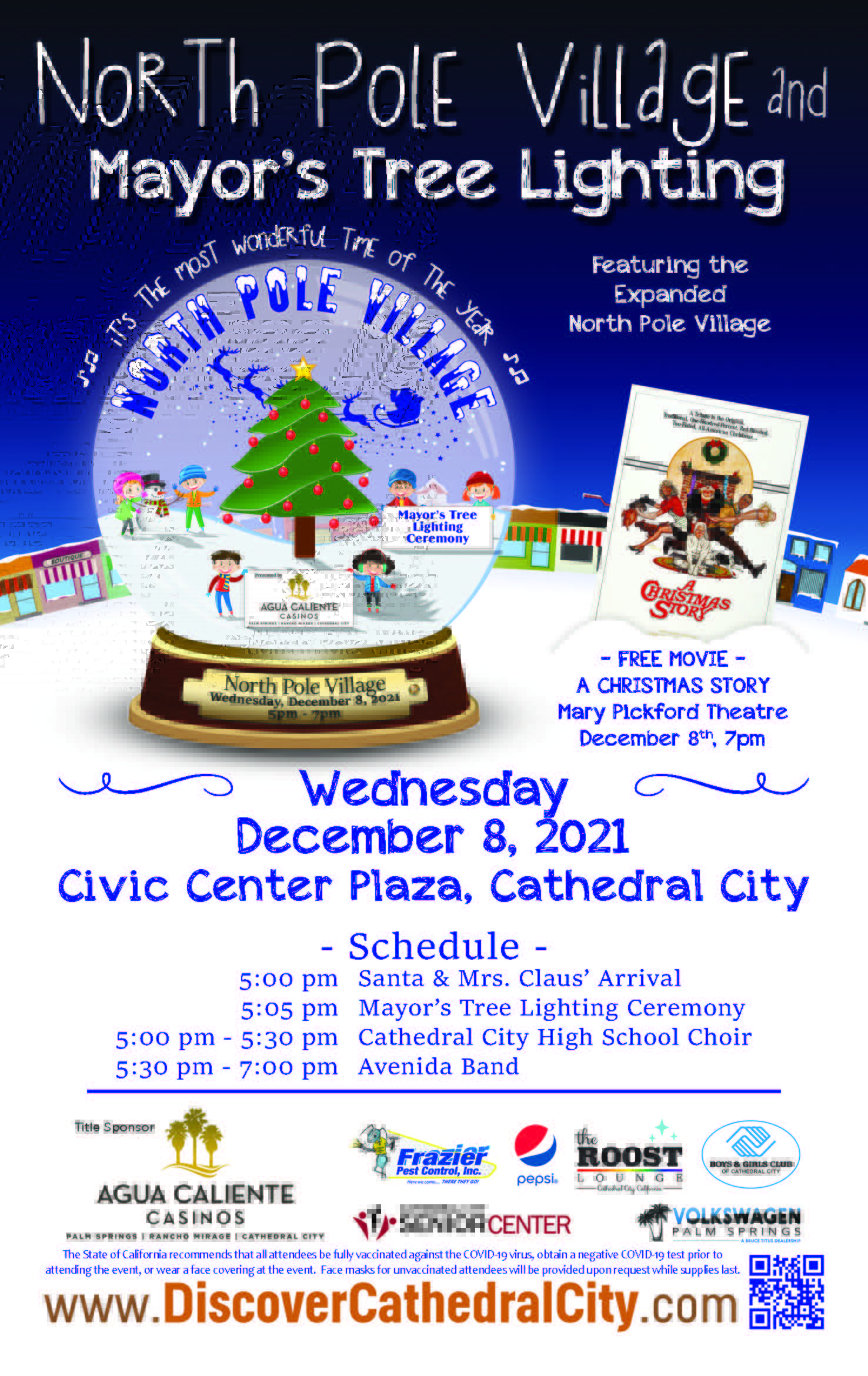 Mayor's Tree Lighting Ceremony & North Pole Village Discover