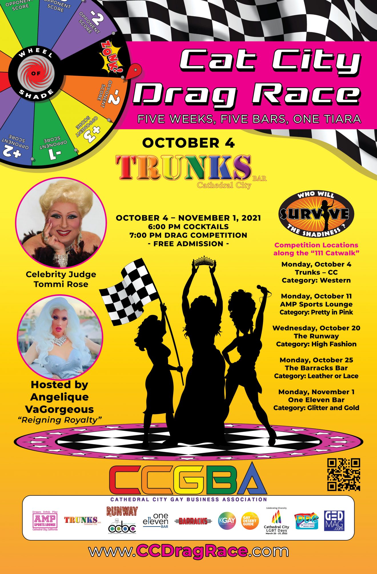 Cat City Drag Race Starts in Three Weeks at Trunks Bar in Cathedral