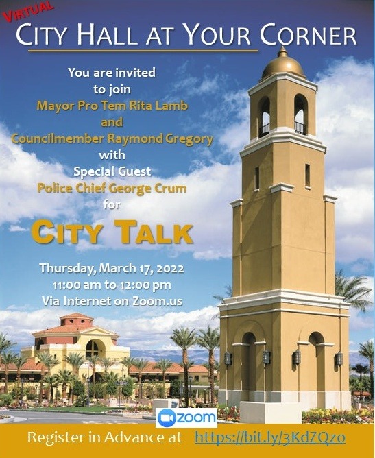 “City Hall at Your Corner” Happens March 17 – Register Now