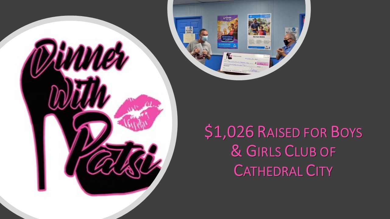 “Dinner with Patsi” Raises Money for the Boys & Girls Club of Cathedral City