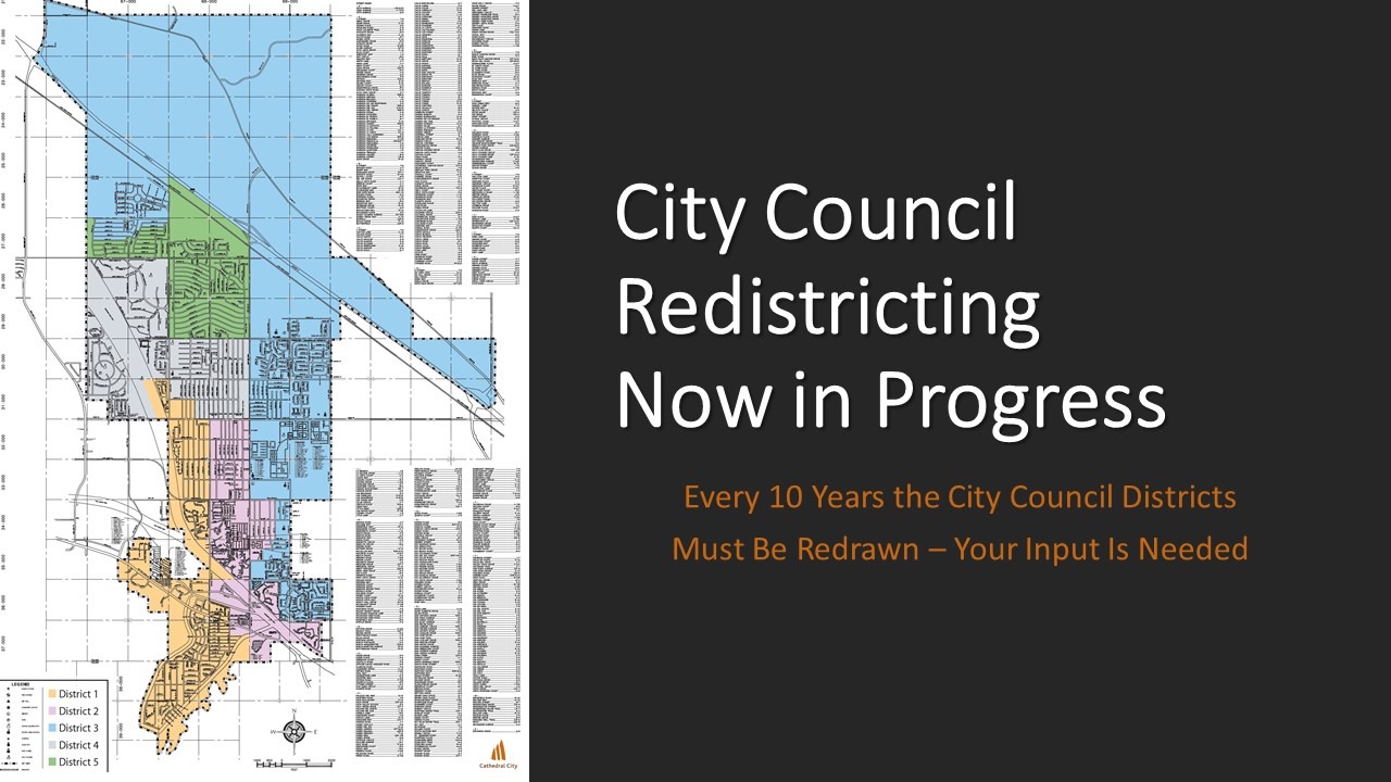 Provide Your Input on City Council Redistricting