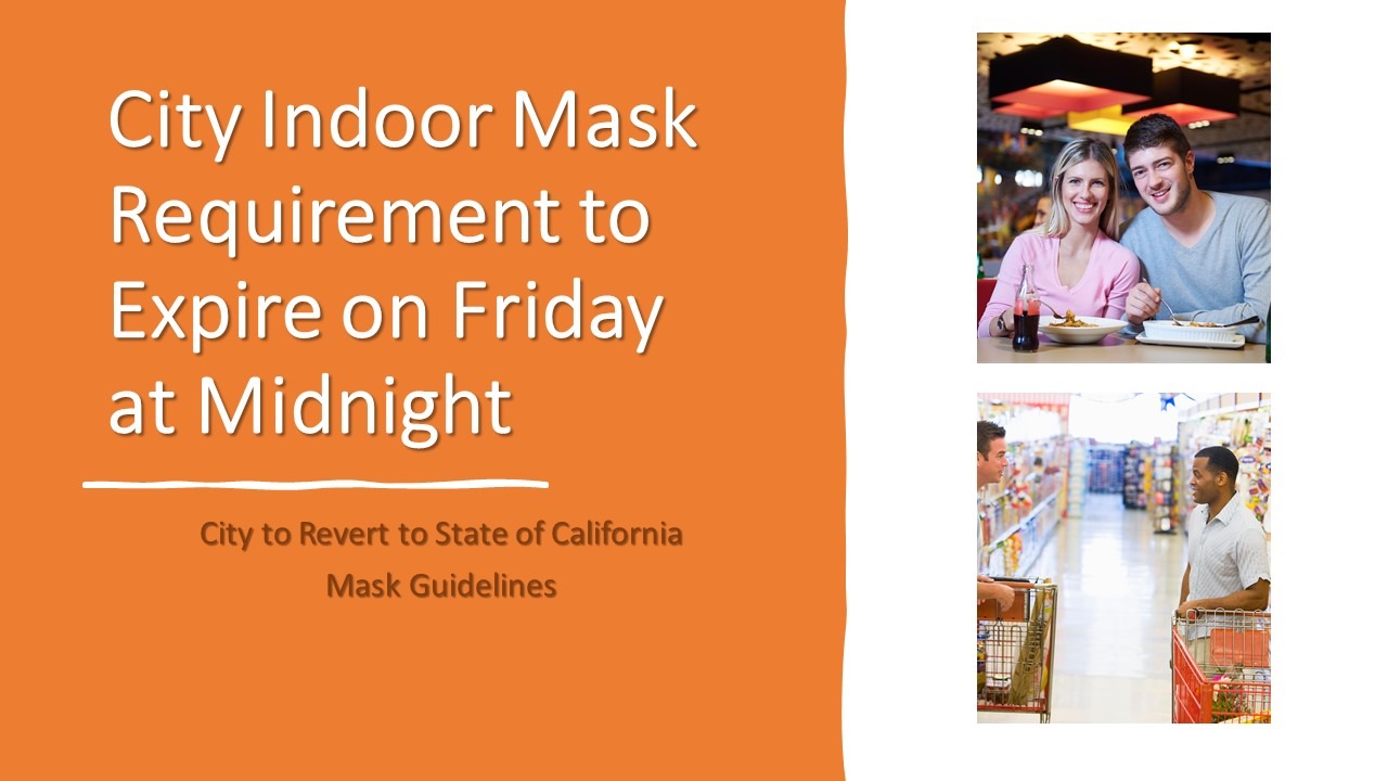 Cathedral City’s Indoor Mask Order to End on Friday at Midnight