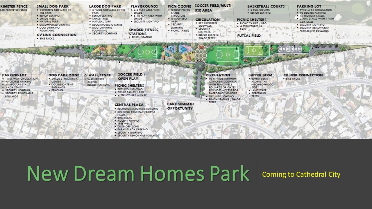 Cathedral City Receives a Nearly $8.5 Million State Grant to Build the Dream Homes Park