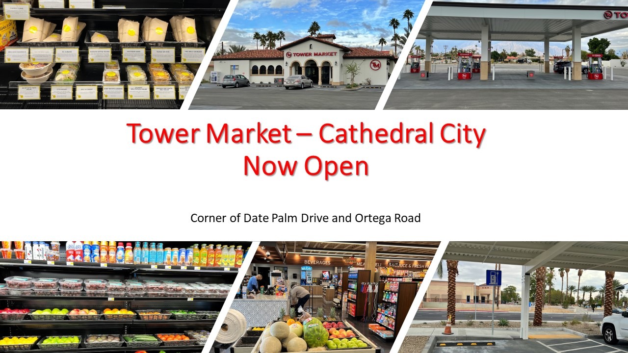 Tower Market – Cathedral City Now Open