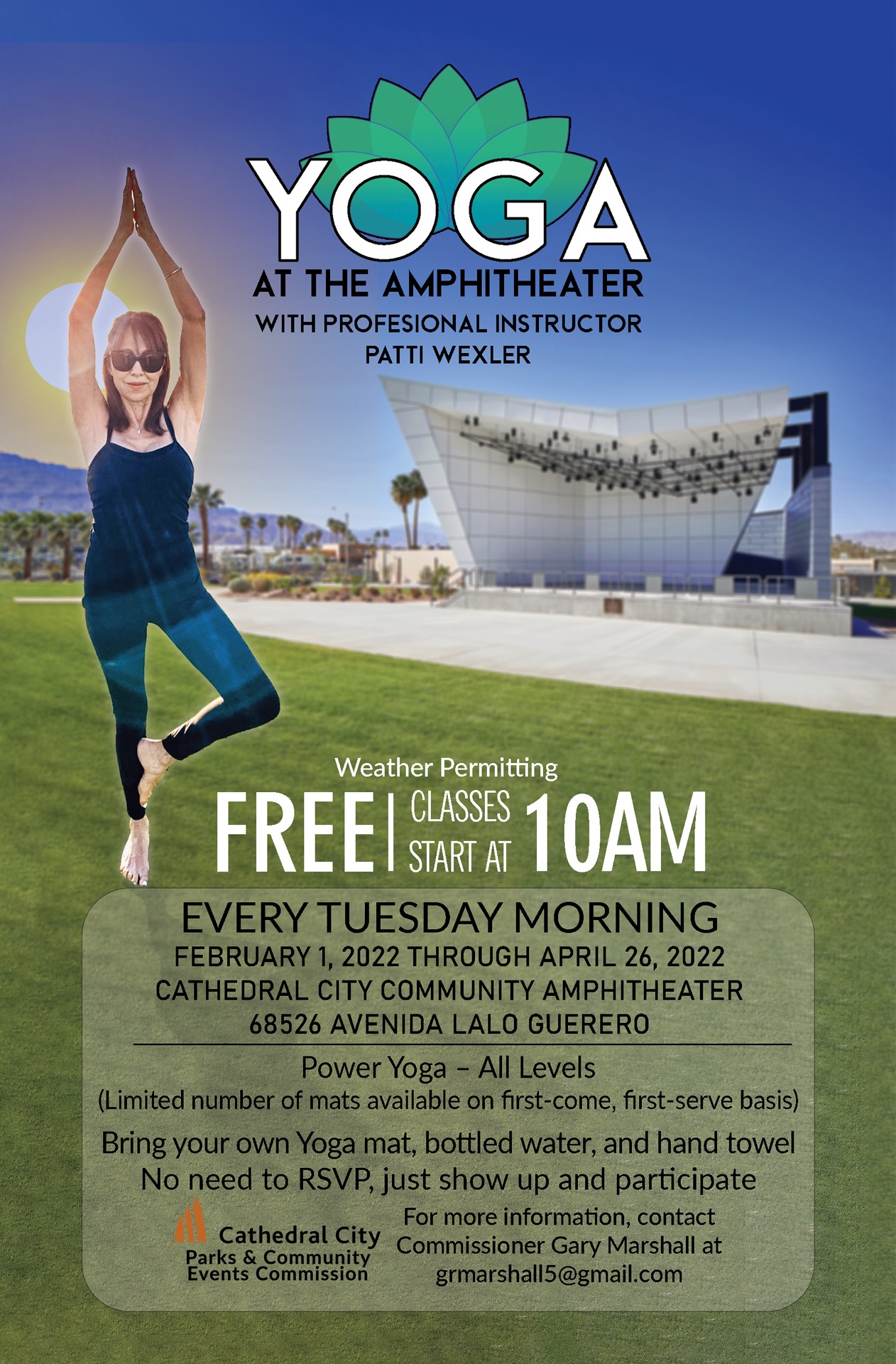 Yoga at the Amphitheater