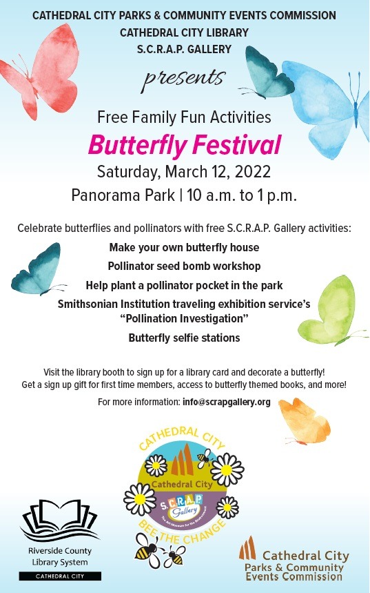 Butterfly Festival in Cathedral City Happens this Saturday