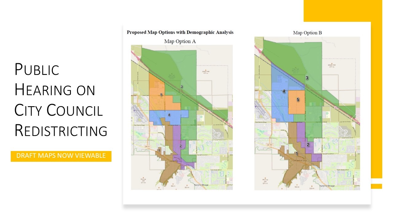 Public Hearing this Wednesday for City Council Redistricting