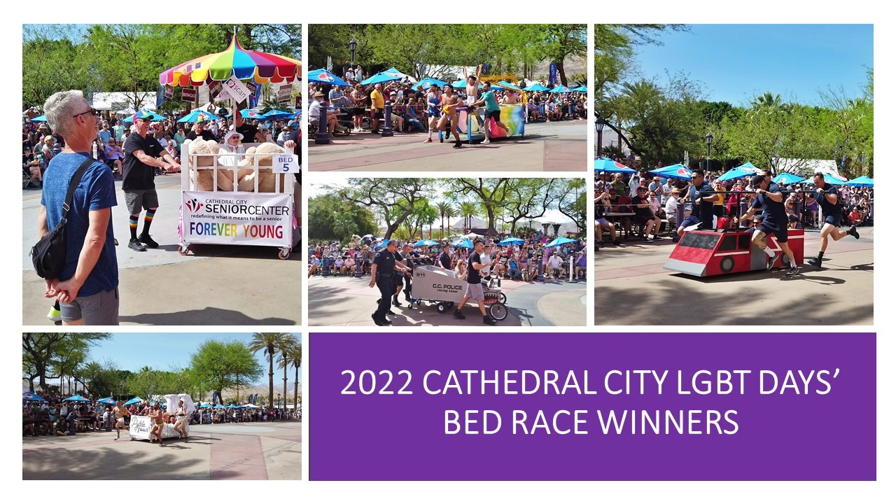 Bed Racers Compete at the 6th Annual Cathedral City LGBT Days