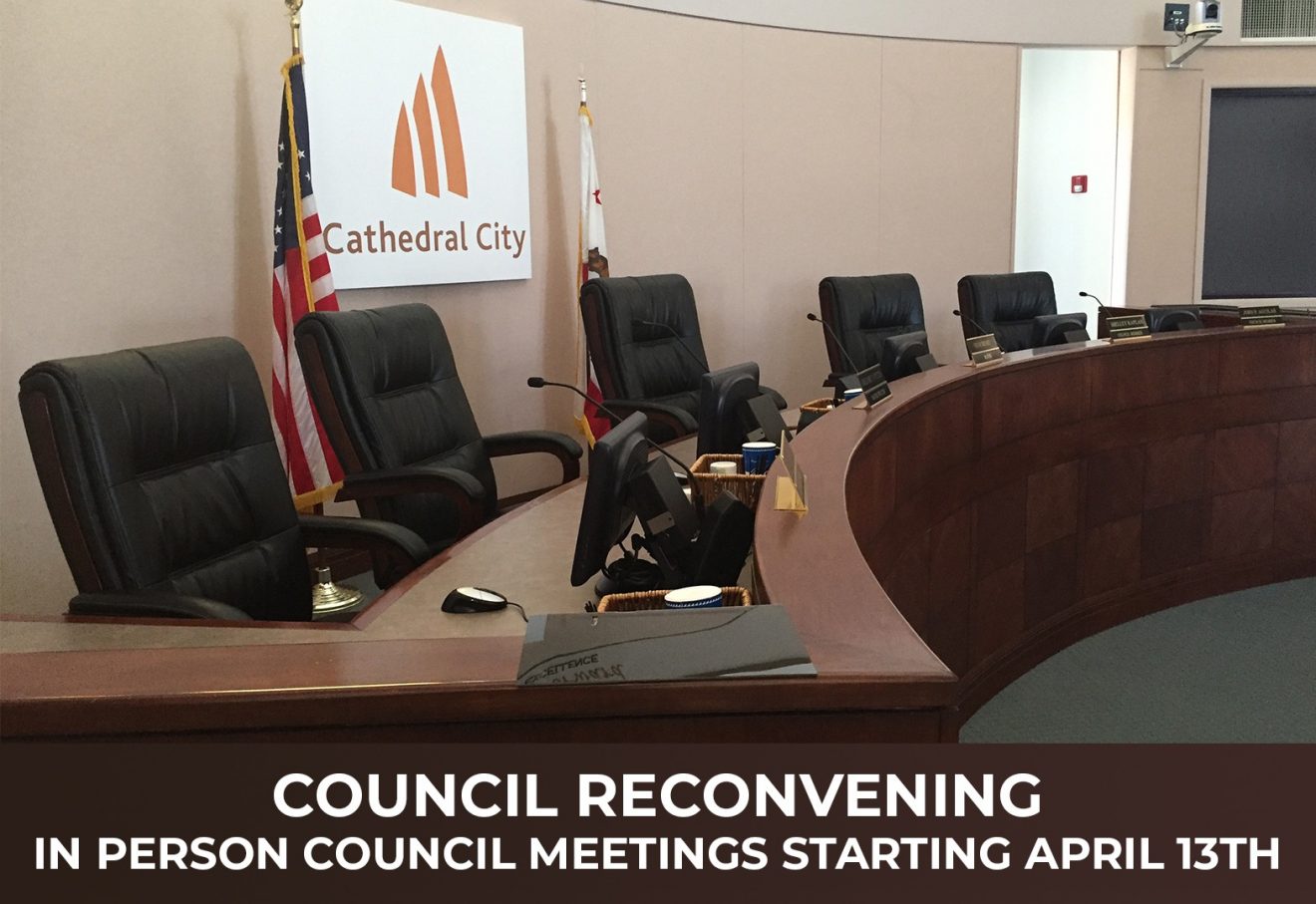 City Council to Return to the In-Person Meetings Starting April 13th