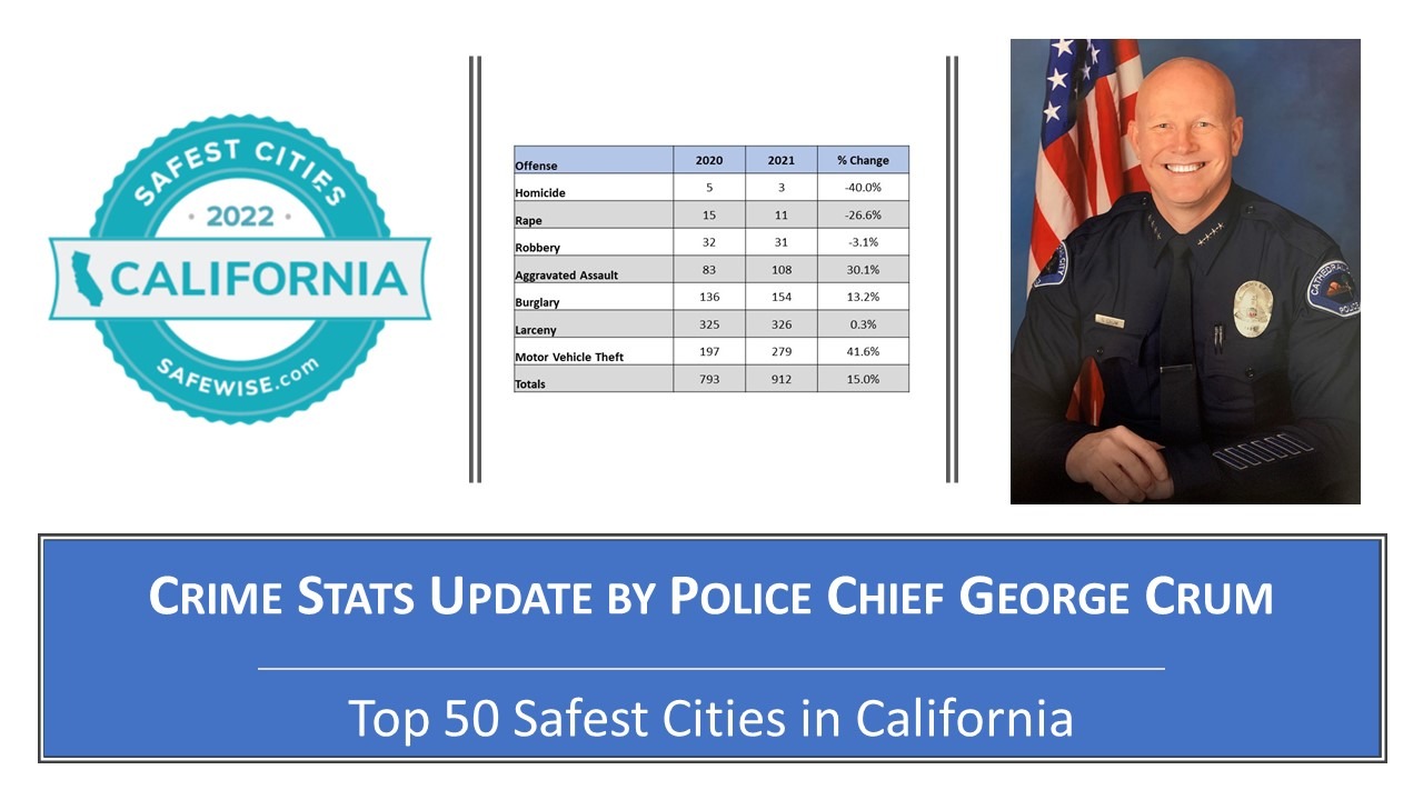 Police Chief Crum Gives Update on Crime Statistics