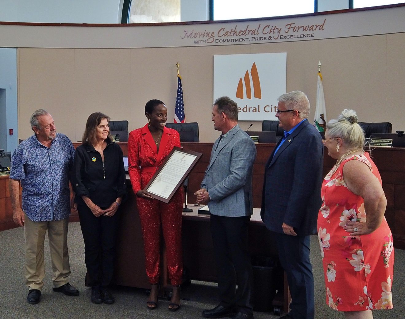 Stunt Woman Janeshia Adams-Ginyard Honored by City Council for Her Work in Film and Television