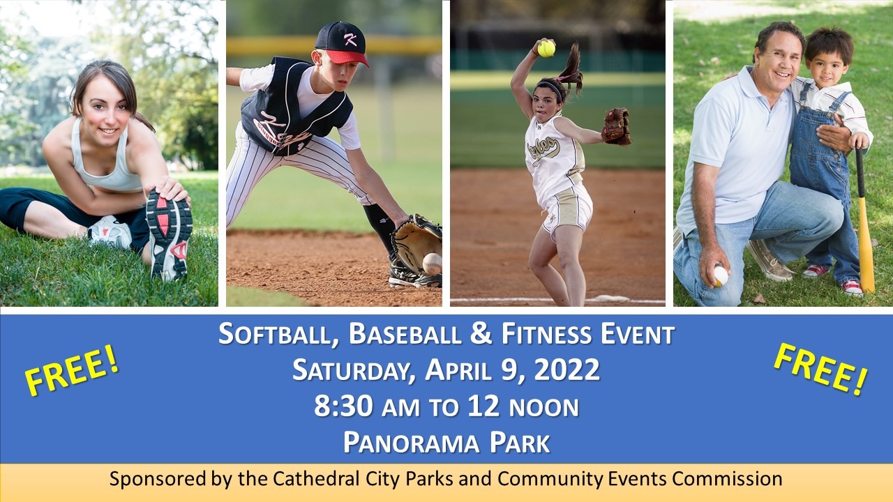 Softball, Baseball, and Fitness Event – This Saturday