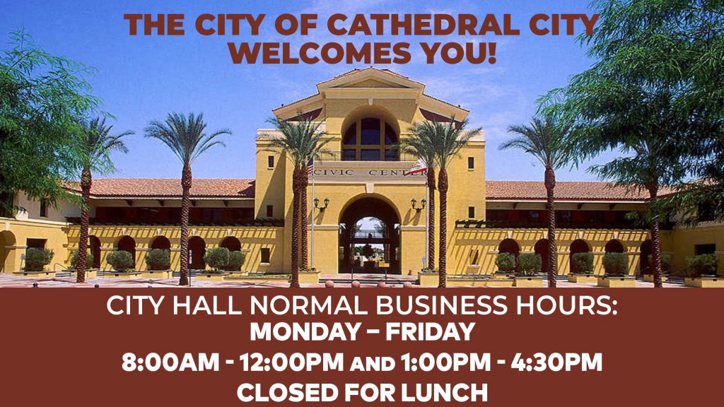 City Hall Hours Discover Cathedral City