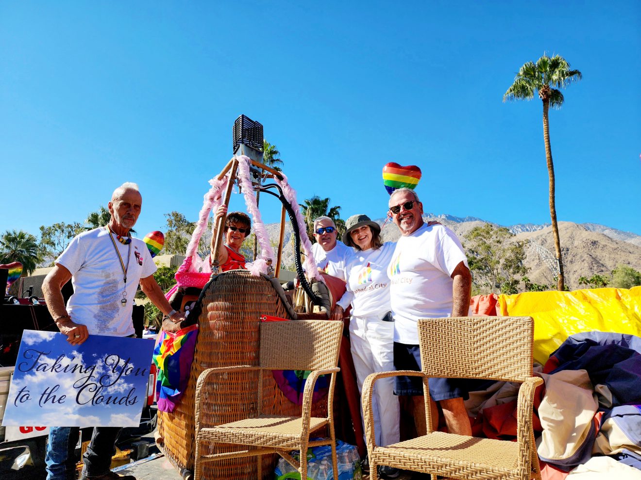 Cathedral City Takes Viewers to the Clouds for 2022 Palm Springs Pride Parade