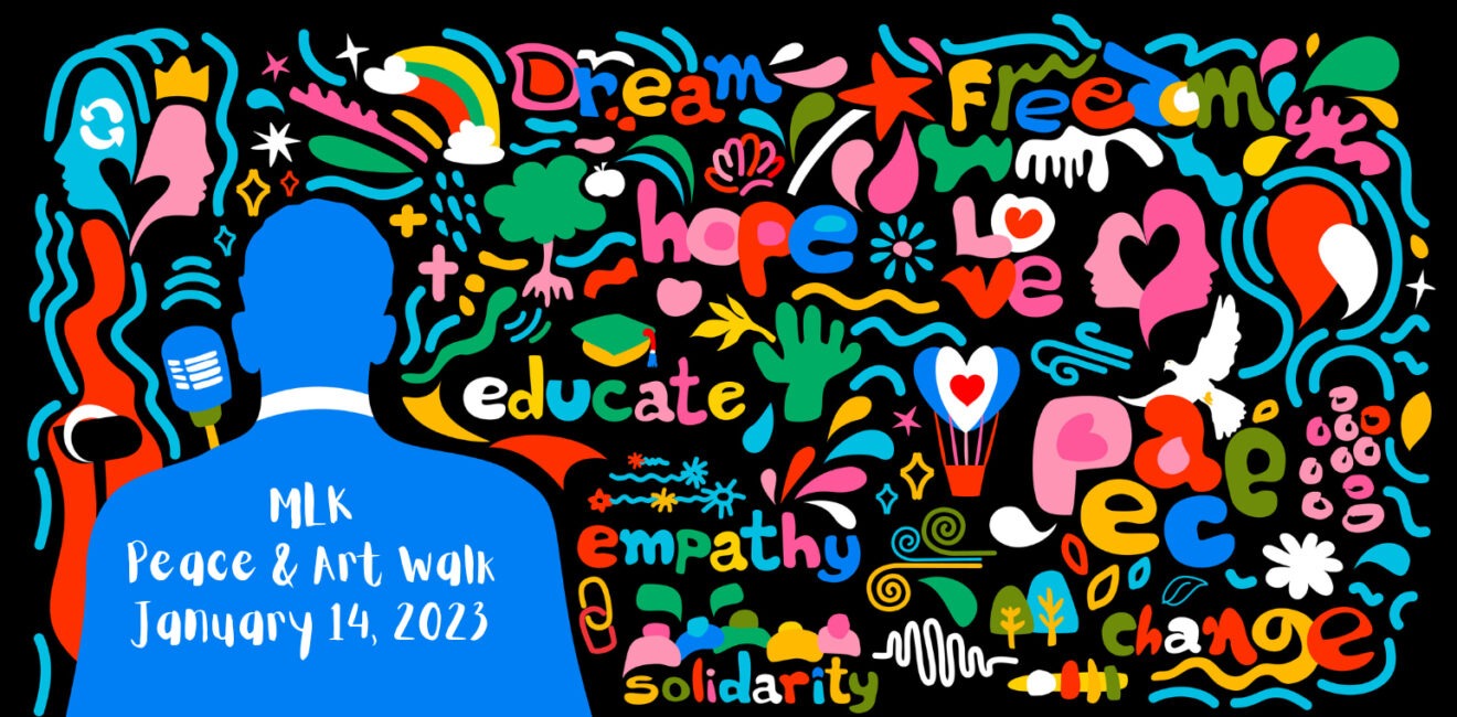 Join S.C.R.A.P. Gallery for MLK Peace & Art Walk on Saturday, Jan. 14, 2023