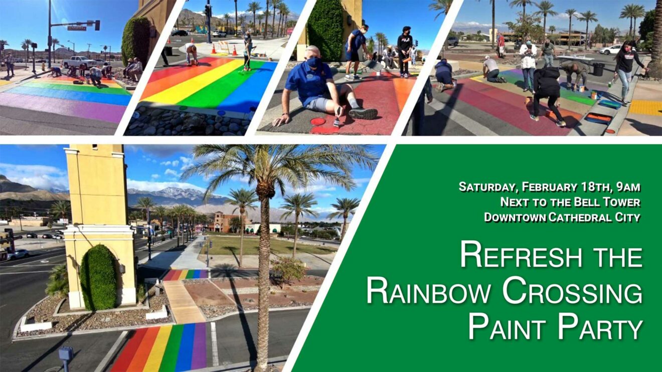 ReFresh the Rainbow Crossing Paint Party, Saturday, Feb. 18, 2023