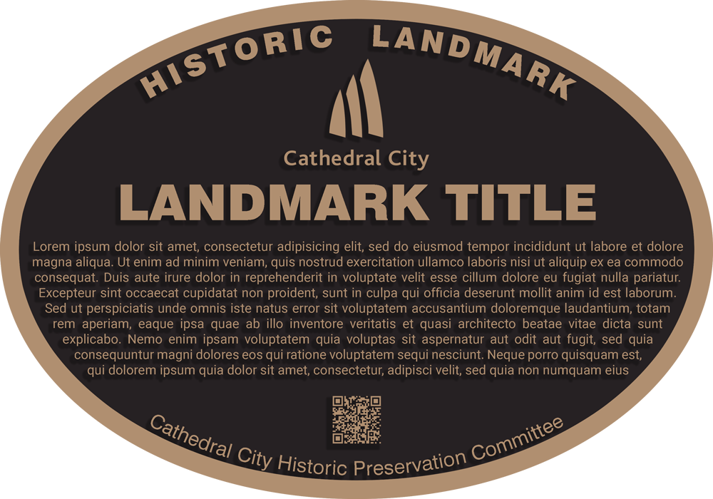 City Council of Cathedral City Approves Resolution Establishing Application Process for Historic Designation