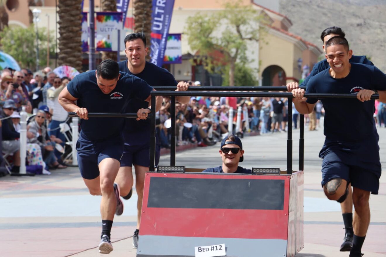 Thousands Gather for Bed Racing Competition at the 7th Annual Cathedral City LGBT Days