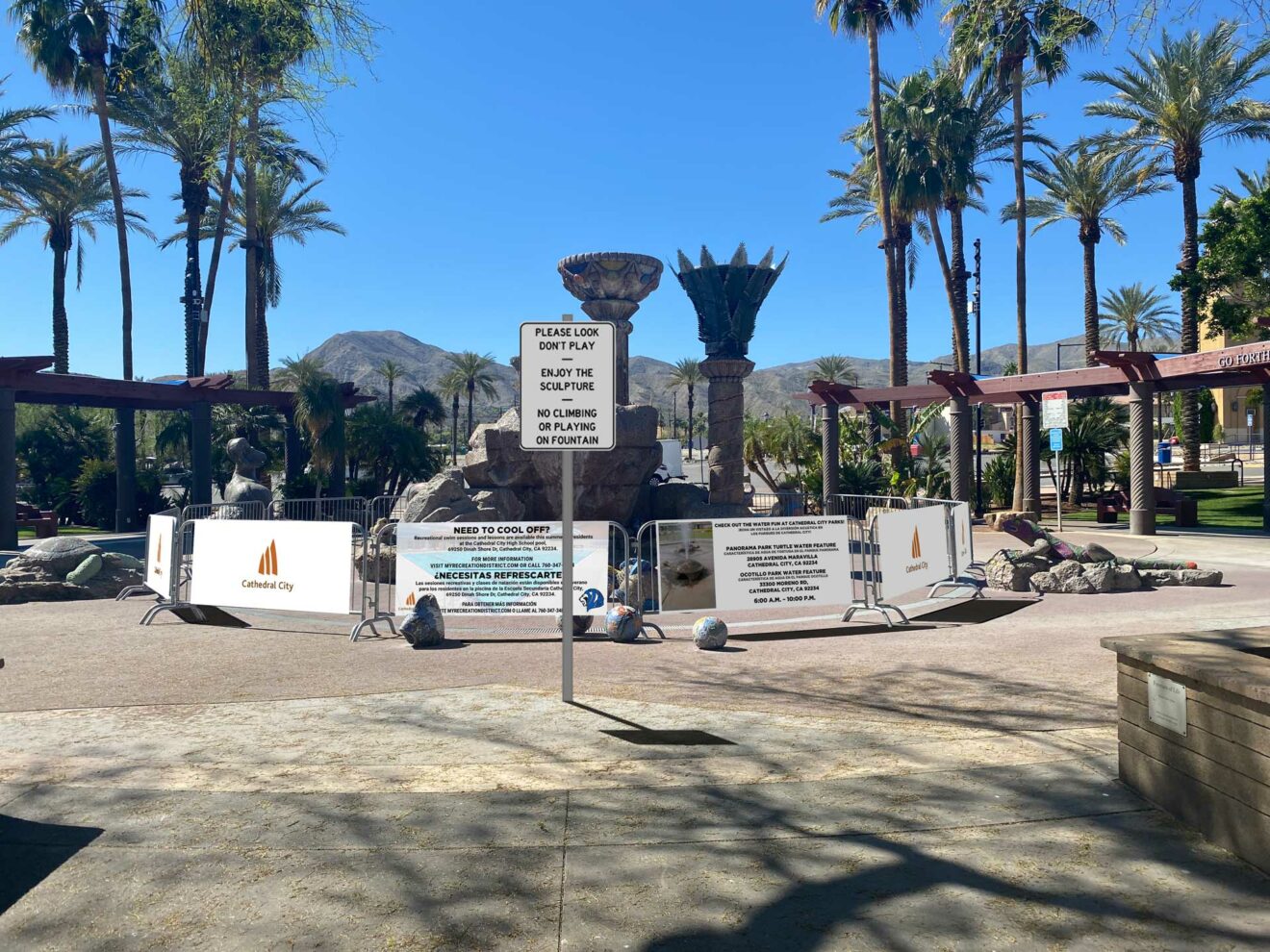 ‘Fountain of Life’ Outside Cathedral City Civic Center to Transition to Visual Art Piece in Downtown