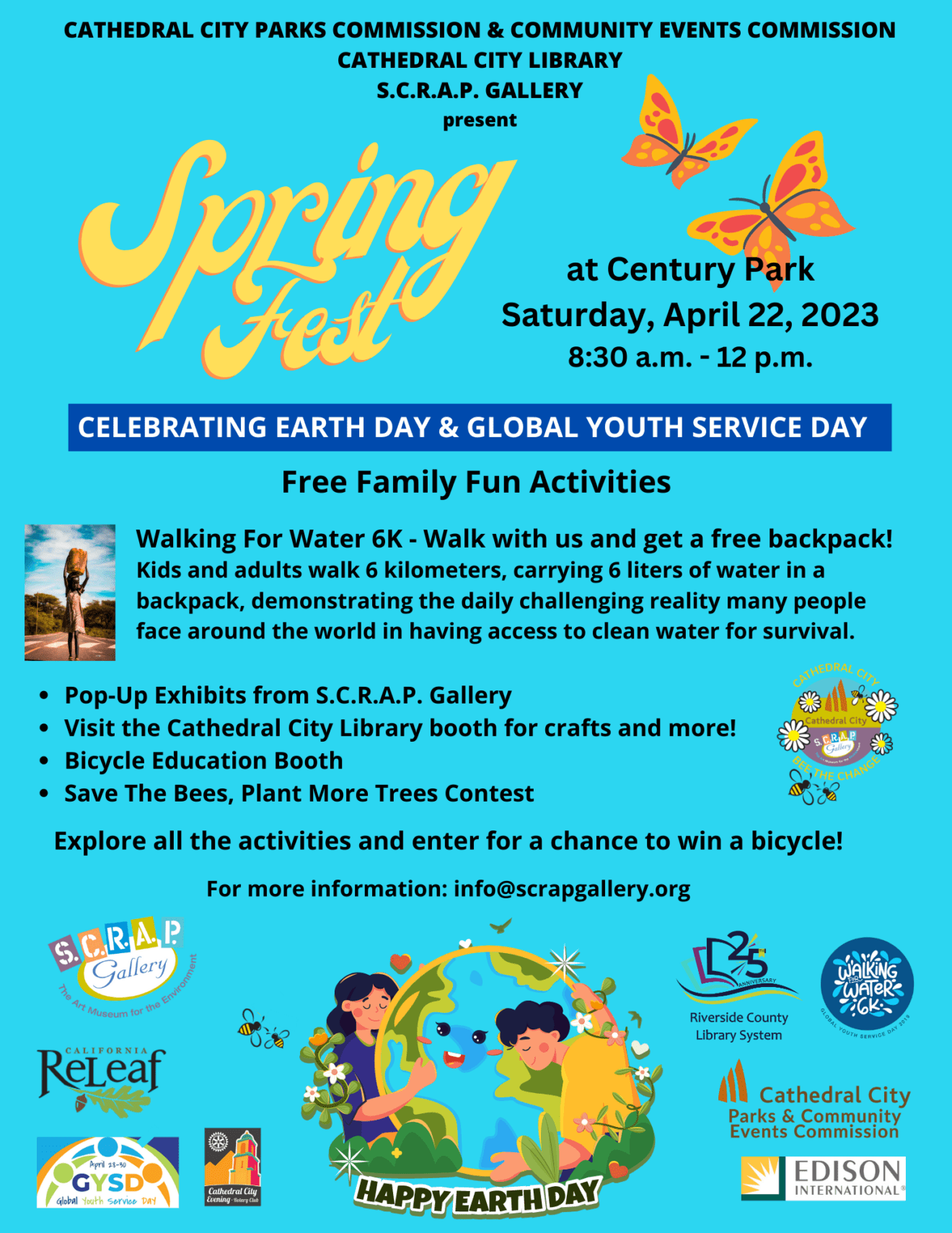 Celebrate Earth Day & Global Youth Service Day With S.C.R.A.P. Gallery at Spring Fest, April 22, 2023