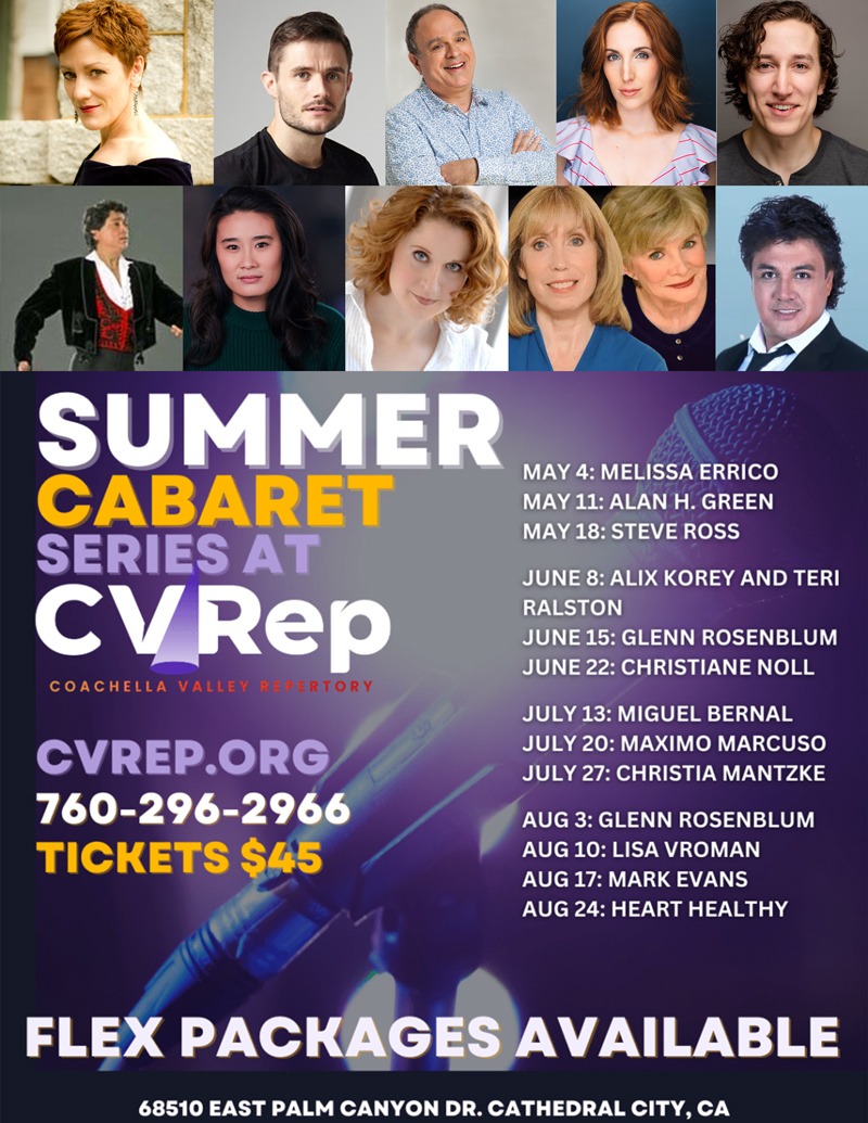 Summer Cabaret Series - Broadway Showstoppers with Glenn Rosenblum