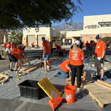 Hundreds of Home Depot Foundation Volunteers Construct Beautification Projects at The Salvation Army & Veterans Village
