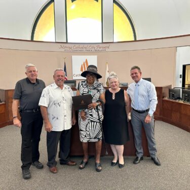 City Council of Cathedral City Recognizes DeeAnn Hopings for Her Contributions to Public Arts Commission