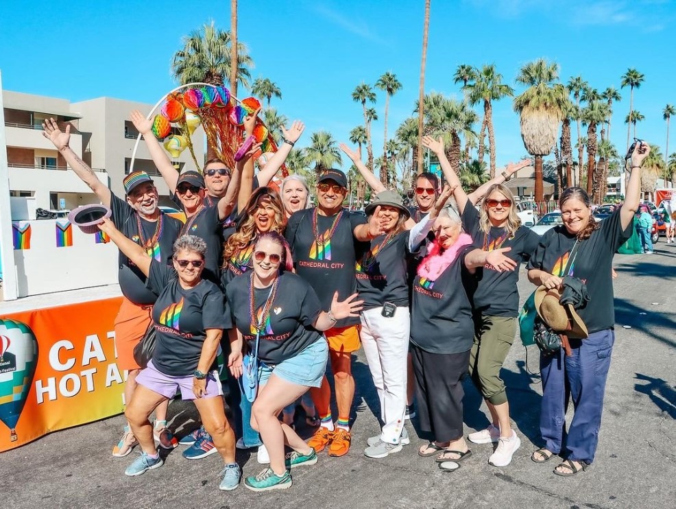 City of Cathedral City Promotes Hot Air Balloon Festival, LGBT Days at