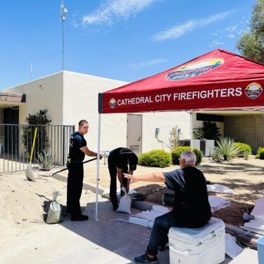 Cathedral City Fire Department Offers Free Sandbags to Residents Ahead of Potential Wet Weather