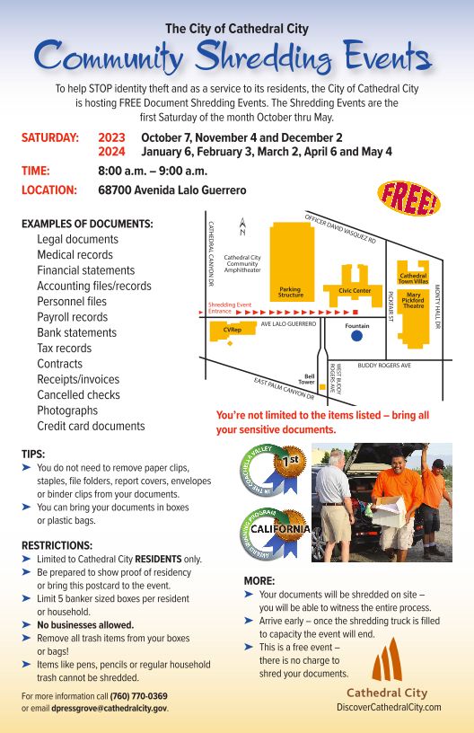Community Shredding Events Near Me 2025 Calendar Marko H. Maur
